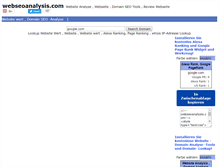 Tablet Screenshot of de.webseoanalysis.com