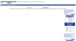 Desktop Screenshot of pl.webseoanalysis.com