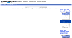 Desktop Screenshot of dk.webseoanalysis.com